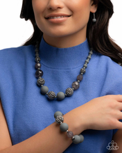 Load image into Gallery viewer, Paparazzi Set Hematite Hallmark - Complete Look Coming Soon