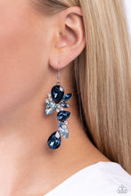 Load image into Gallery viewer, Paparazzi Earrings Fancy Flaunter - Blue Coming Soon