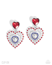 Load image into Gallery viewer, Paparazzi Earrings Patriotic Pattern - Multi Coming Soon