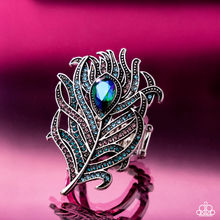 Load image into Gallery viewer, Paparazzi Ring Polished Peacock - Blue Coming Soon