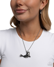 Load image into Gallery viewer, Paparazzi Necklace Whale Watching - Silver Coming. Soon