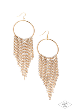 Load image into Gallery viewer, Paparazzi Earrings Streamlined Shimmer Gold Coming Soon