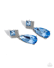 Load image into Gallery viewer, Paparazzi Earrings Diamond Life - Blue