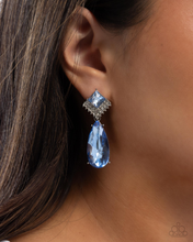 Load image into Gallery viewer, Paparazzi Earrings Diamond Life - Blue