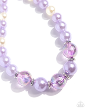 Load image into Gallery viewer, Paparazzi Necklace Just Another PEARL - Purple Coming Soon