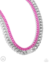 Load image into Gallery viewer, Paparazzi Necklace Exaggerated Effort - Pink Coming Soon