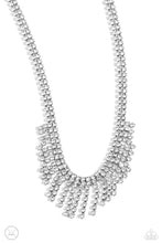 Load image into Gallery viewer, Paparazzi Necklace Daring Decadence - White April LOP 2024
