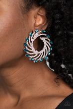 Load image into Gallery viewer, Firework Fanfare - Blue Earrings Coming Soon