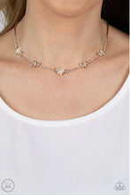 Load image into Gallery viewer, Fluttering Fanatic - Gold Necklace - Paparazzi Accessories