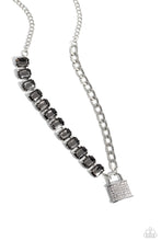 Load image into Gallery viewer, Paparazzi Necklace LOCK and Roll - Silver Coming Soon