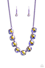 Load image into Gallery viewer, Paparazzi Necklace Combustible Command - Purple