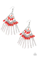 Load image into Gallery viewer, Paparazzi Earrings Trending Transcendence - Red