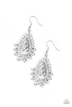 Load image into Gallery viewer, Pre Order Paparazzi Earrings Boss Brilliance - White