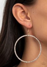 Load image into Gallery viewer, Paparazzi Earrings Wide Curves Ahead - Gold