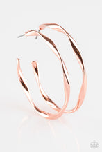 Load image into Gallery viewer, Paparazzi Earrings 0 Plot Twist - Copper