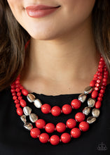 Load image into Gallery viewer, Paparazzi Necklaces Flamingo Flamboyance - Red