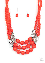 Load image into Gallery viewer, Paparazzi Necklaces Flamingo Flamboyance - Red