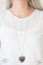 Load image into Gallery viewer, Paparazzi Necklaces Heartless Heiress - Red