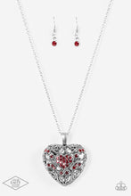 Load image into Gallery viewer, Paparazzi Necklaces Heartless Heiress - Red