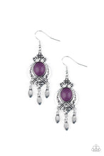 Load image into Gallery viewer, Paparazzi Earrings Enchantingly Environmentalist - Purple