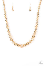 Load image into Gallery viewer, Paparazzi Necklaces High-Stakes FAME - Gold
