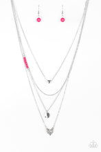 Load image into Gallery viewer, Paparazzi Necklaces Gypsy Heart - Pink