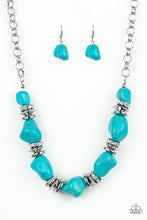 Load image into Gallery viewer, Paparazzi Necklaces Stunningly Stone Age Blue