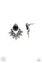 Load image into Gallery viewer, Paparazzi Earrings Crystal Canopy - Black
