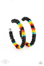 Load image into Gallery viewer, Paparazzi Earrings Bodaciously Beaded - Black
