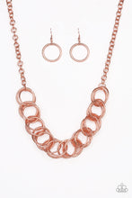 Load image into Gallery viewer, Paparazzi Necklaces Heavy Metal Hero - Copper