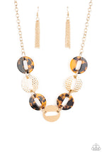 Load image into Gallery viewer, Paparazzi Necklaces Retro Retrograde - Brown