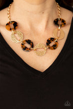 Load image into Gallery viewer, Paparazzi Necklaces Retro Retrograde - Brown
