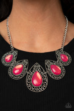 Load image into Gallery viewer, Paparazzi Necklaces Opal Auras - Pink