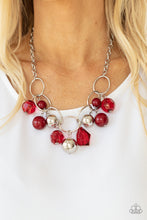 Load image into Gallery viewer, Paparazzi Necklaces Cosmic Getaway - Red