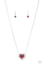 Load image into Gallery viewer, Paparazzi Necklaces Game, Set, MATCHMAKER - Red