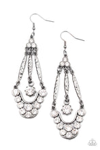 Load image into Gallery viewer, Paparazzi Earrings High-Ranking Radiance - Black