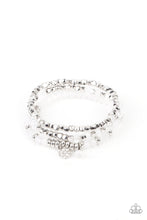 Load image into Gallery viewer, Paparazzi Bracelets Glacial Glimmer - White