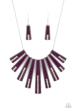 Load image into Gallery viewer, FAN-tastically Deco - Purple necklace