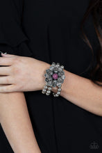 Load image into Gallery viewer, Botanical Bravado - Pink bracelet