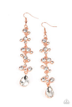 Load image into Gallery viewer, Paparazzi Earrings Wedding Day Dazzle - Copper Coming Soon