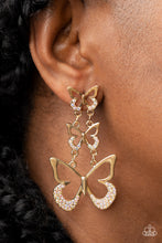 Load image into Gallery viewer, Flamboyant Flutter - Multi Post earrings