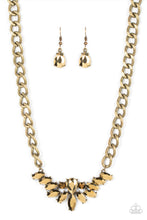 Load image into Gallery viewer, Come at Me - Brass necklace