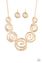 Load image into Gallery viewer, Paparazzi Necklaces Statement Swirl - Gold