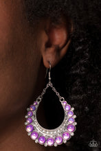 Load image into Gallery viewer, Bubbly Bling - Purple Earrings