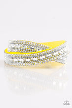 Load image into Gallery viewer, Paparazzi Bracelets Shimmer and Sass Yellow Urban