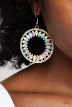 Load image into Gallery viewer, Wall Street Wreaths - Gold Earrings