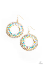 Load image into Gallery viewer, Wall Street Wreaths - Gold Earrings