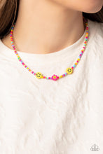 Load image into Gallery viewer, Flower Power Pageant - Pink NECKLACE