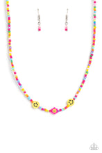 Load image into Gallery viewer, Flower Power Pageant - Pink NECKLACE