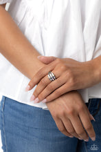 Load image into Gallery viewer, Paparazzi Rings Stacking Up - White